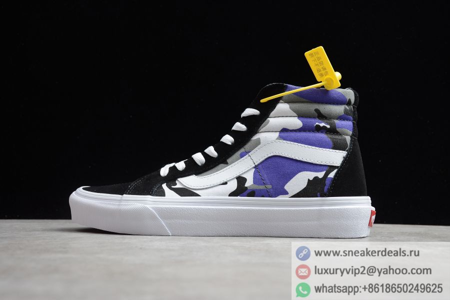 Vans Sk8-Hi Bmx Black Purple camo VN0A4BVSX55 Unisex Skate Shoes